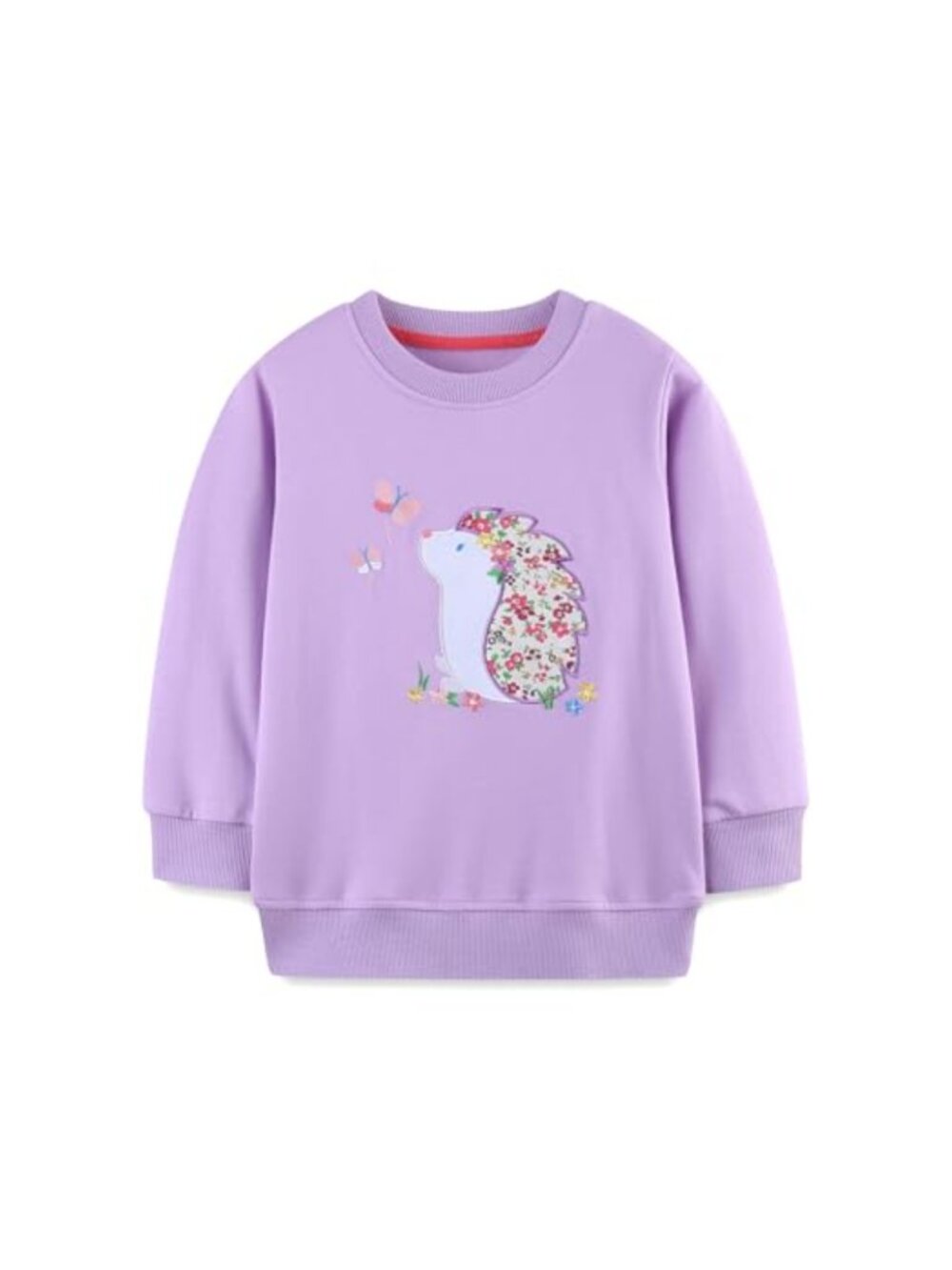 Girls Cotton Long Sleeve Crewneck Sweatshirt Pullover Top